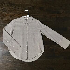 Citizens of Humanity Camila Stripe silk blend shirt, XS